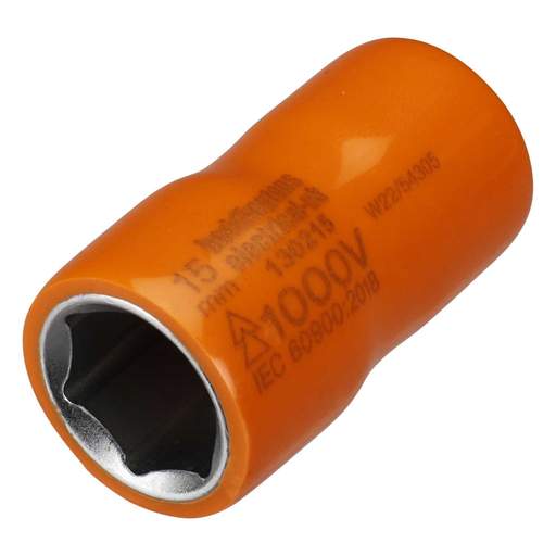 Boddingtons Electrical 15mm Insulated 6 Point 3/8" Socket Drive