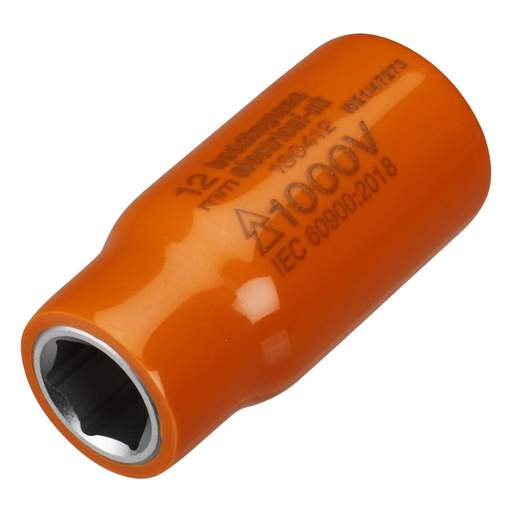 Boddingtons Electrical 12mm Insulated 6 Point 1/2" Socket Drive