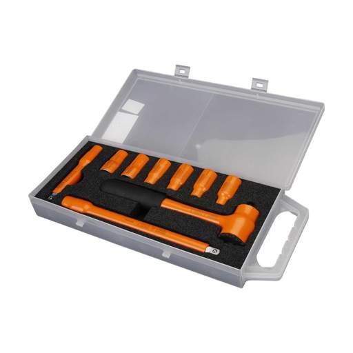 Boddingtons Electrical 9 Piece Insulated 6 Point 1/2" Socket Drive Set