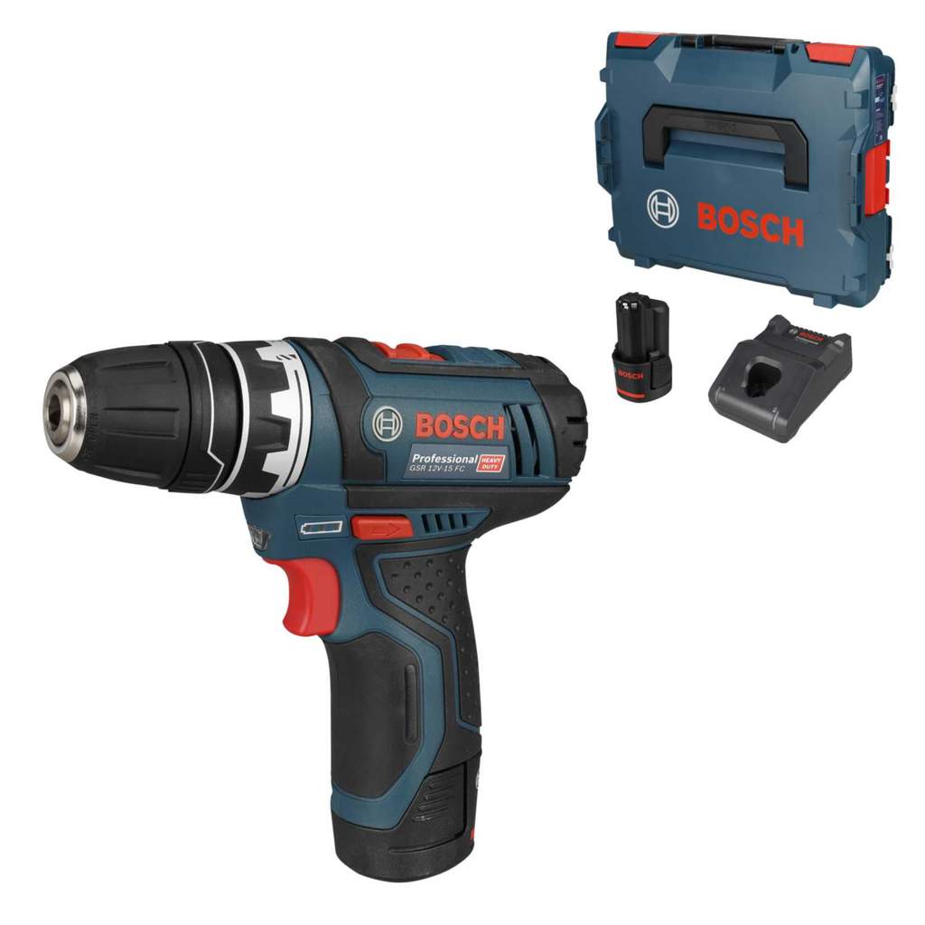 Bosch GSR 12V-15 FC 12V Piece Cordless Tool Kit (06019F6070) CEF