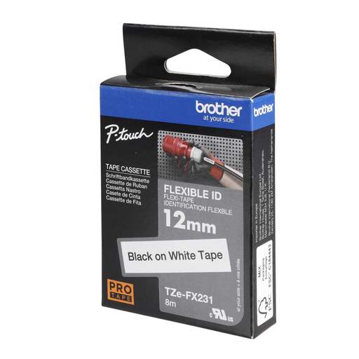 Brother 12mm x 8m Flexible TZe ID Tape