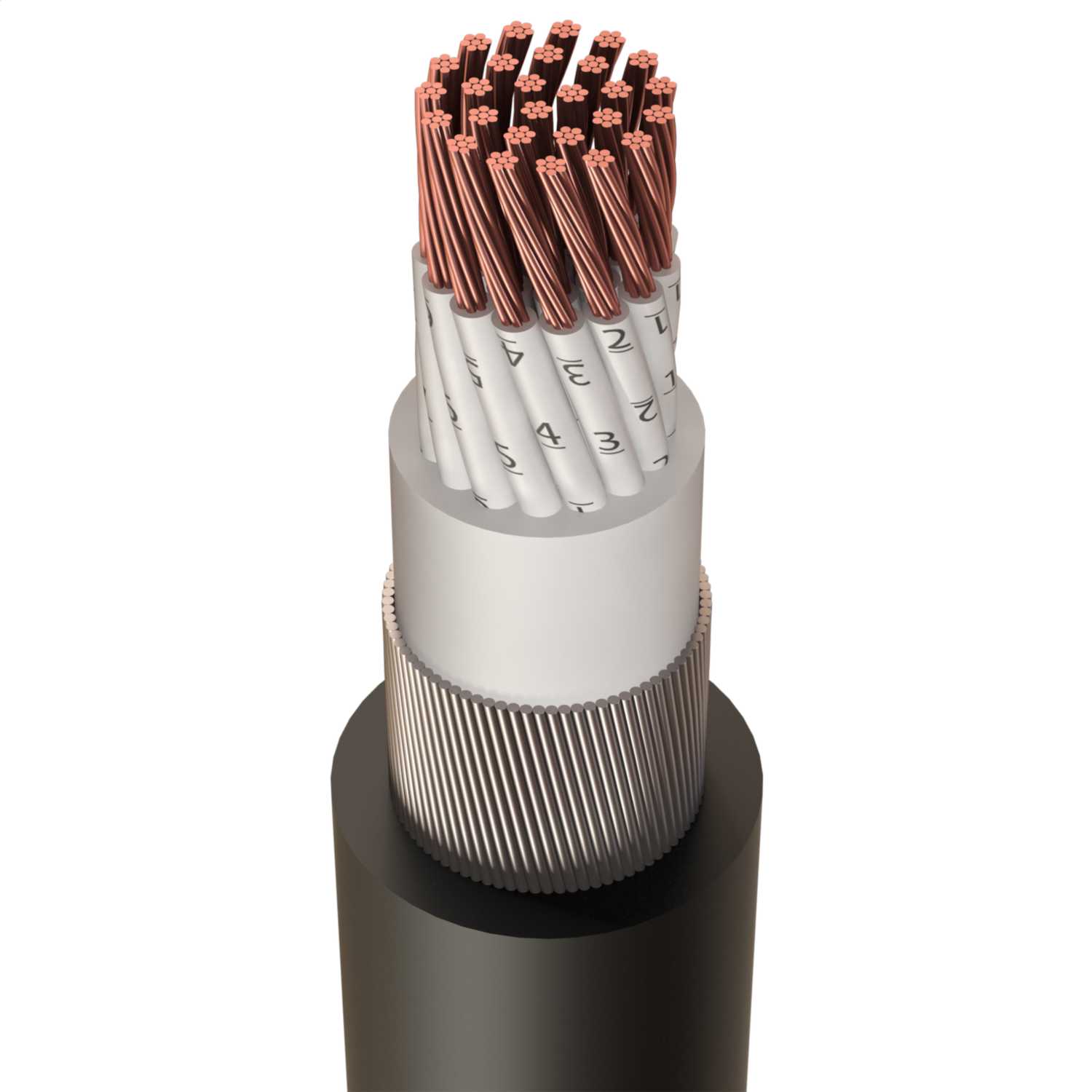 2.5mm² 27 Core PVC SWA XLPE Armoured Cable (Cut Length Sold By The