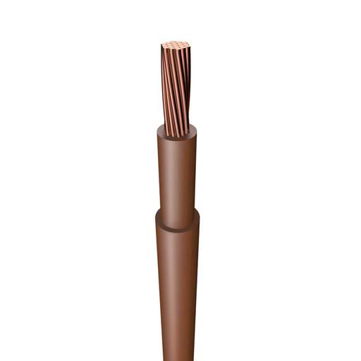 25mm² Double Insulated Single Core 19 Strand Brown / Brown (100m Drum)