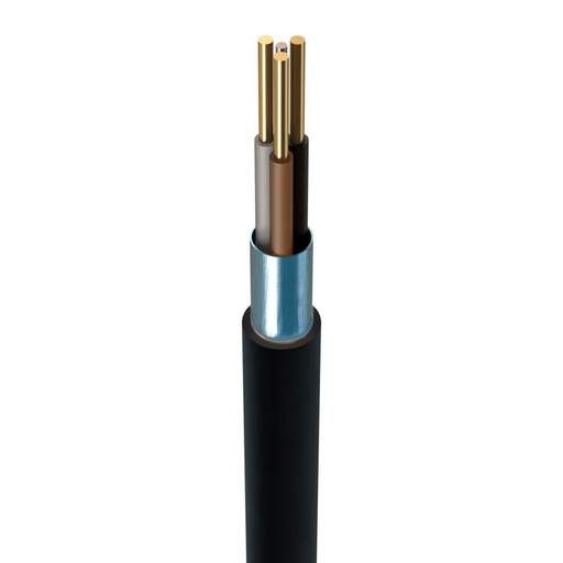 Zeroburn 1.5mm² Fire Cable 3C+E Black (100m Drum)