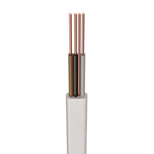 H6243B 1.0mm² LSOH 3 Core and Earth Cable White (100m Drum)