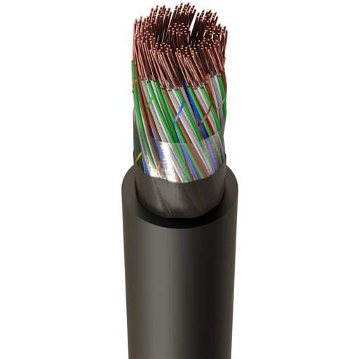 CW1128 100 Pair Telephone Cable Black (Cut Length Sold By The Metre)