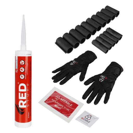 AC Cable Solutions Duct Seal FR (Fire Resistant) RedStuff Cable Duct Sealing System 100mm
