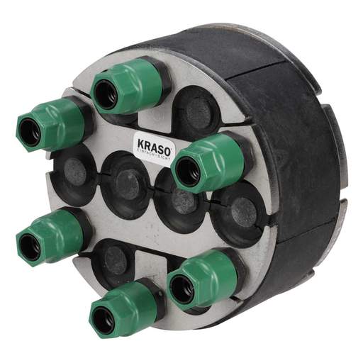 AC Cable Solutions Kraso 100mm Universal Split Mechanical Duct Sealing Insert Design 3