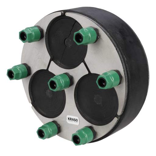 AC Cable Solutions Kraso 150mm Universal Split Mechanical Duct Sealing Insert Design 1