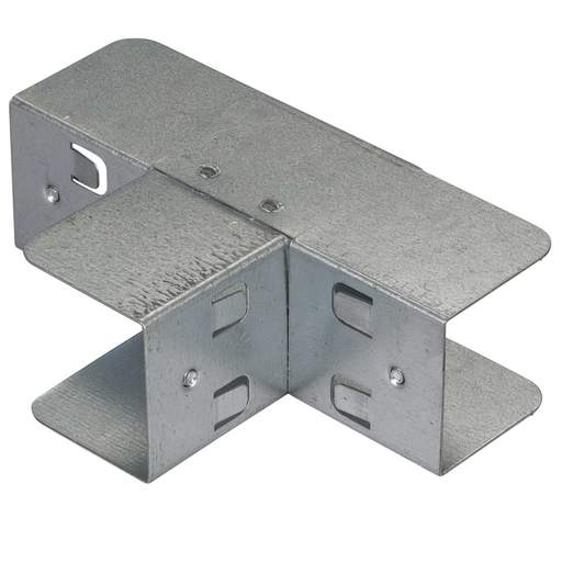 Salamandre 50mm x 50mm Outside Lid Tee for Lighting Trunking (Sold in 1's)