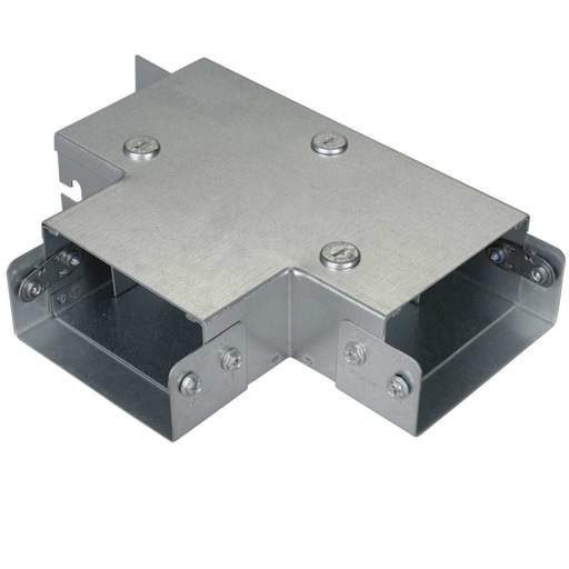 Legrand Salamandre 100mm x 50mm 90° IP4X Square Top Lid Tee 2 compartment (Sold in 1's)