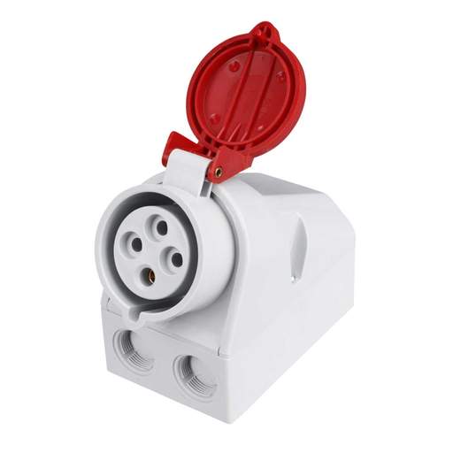 Ceenorm 32A 3P+E 415V Wall Mounted Socket IP44