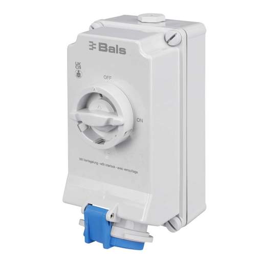 Ceenorm Quick Connect 32A 2P+E 230V Interlocked Socket IP44