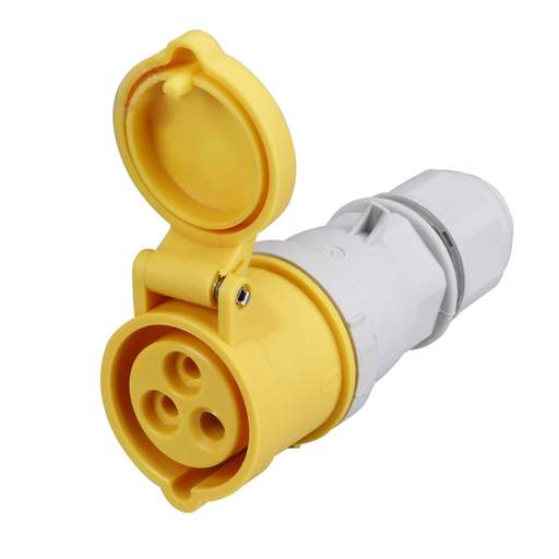 Ceenorm Quick Connect 16A 2P+E 110V Coupler IP44