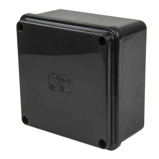 MCG 100mm x 100mm x 50mm Plastic Adaptable Box Black IP66