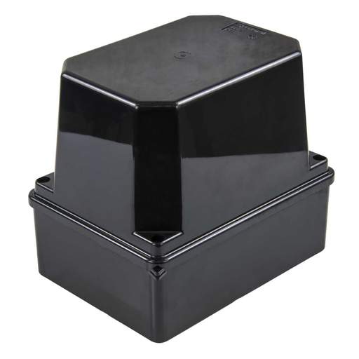 MCG 110mm x 150mm x 135mm Plastic Adaptable Box Black IP66