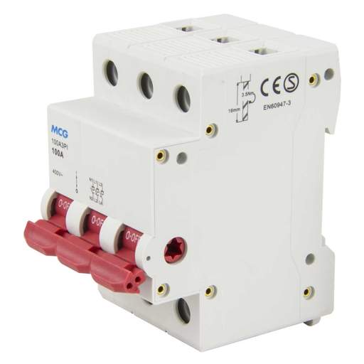 MCG 100A Triple Pole Switch Disconnector Isolator