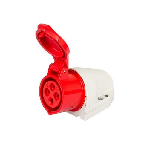 Walther 16A 3 Pin + Earth 415V Wall Mounted Socket IP44