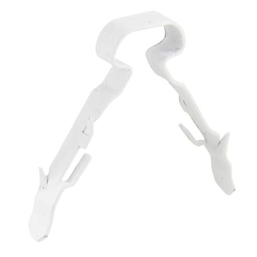 LINIAN 1mm Twin and Earth Clips White (Pack of 100)