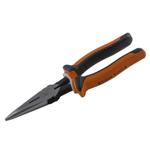 Klein 8" Insulated Long Nose Cutting Pliers Heavy Duty