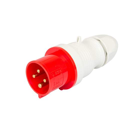 Walther 32A 3 Pin + Earth 415V Plug IP44