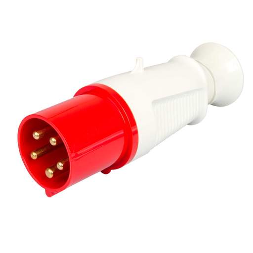 Walther 63A 3 Pin + Neutral + Earth 415V Plug IP44