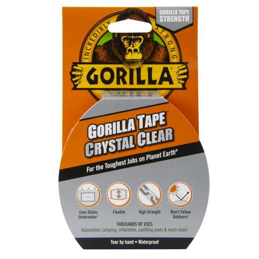 Gorilla Tape Crystal Clear (8m Roll)