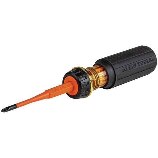 Klein Flip-Blade Insulated Screwdriver Ph1 and SL Bit