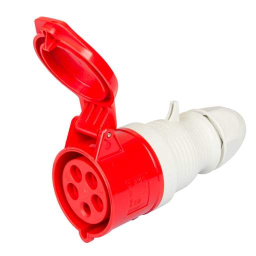 Walther 32A 3 Pin + Neutral + Earth 415V Coupler IP44