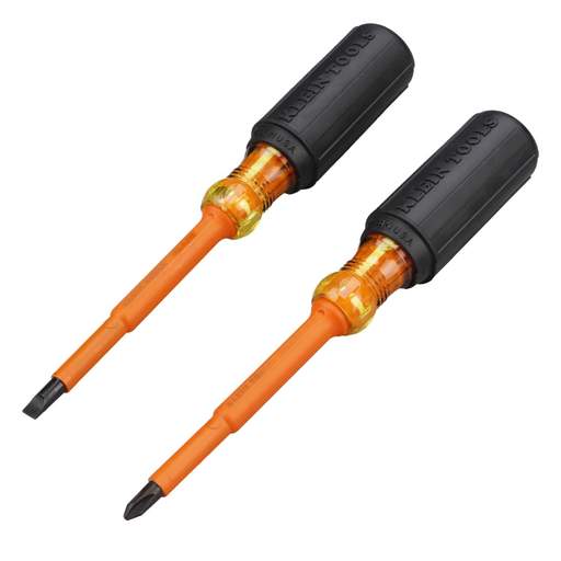 Klein 2 Piece Cushion Grip Insulated Screwdriver Set