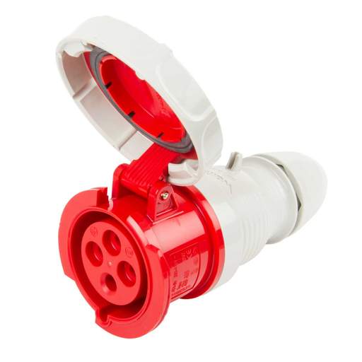 Walther 32A 3 Pin + Earth 415V Coupler IP67