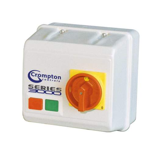 Crompton 3kW 400V DOL Starter with Isolator and 5.5-8A Overload