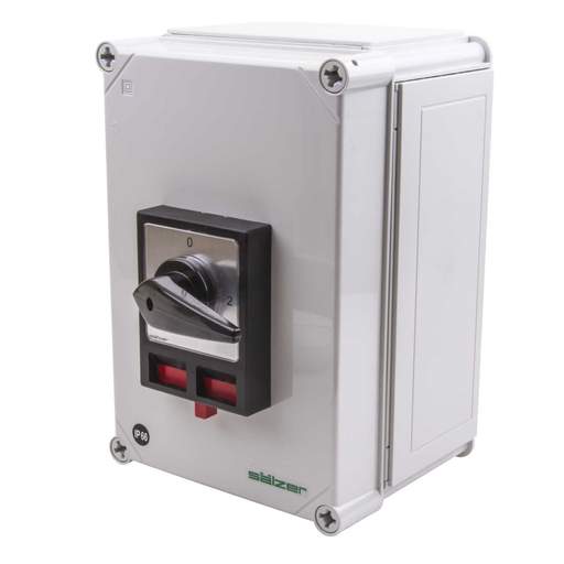 Salzer 100A 3 Pole Surface Mounting 3 Position Changeover Switch IP66