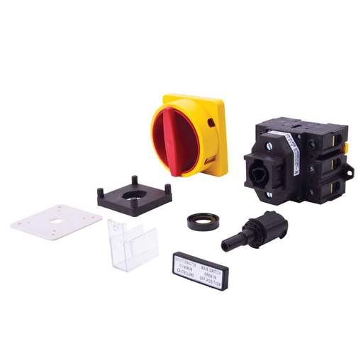Salzer 100A 3 Pole Rear Mounting Plastic Shaft Door Interlocked Isolator IP66