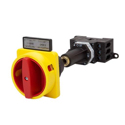 Salzer 25A 3 Pole Rear Mounting Metal Shaft Door Interlocked Isolator IP66