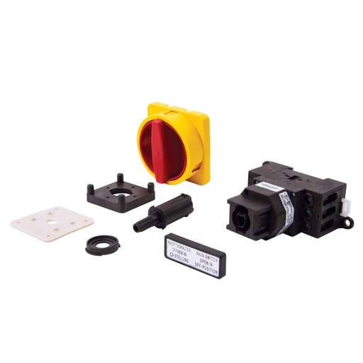 Salzer 32A 3 Pole Rear Mounting Plastic Shaft Door Interlocked Isolator IP66