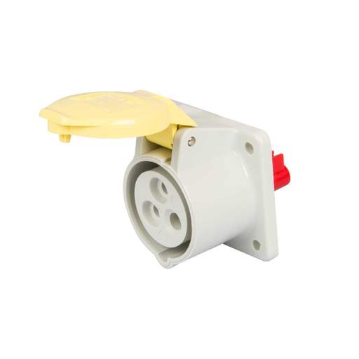 Walther 16A 2P+E 110V Panel Mounted Socket IP44