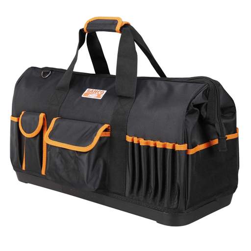 Bahco 24" Closed Top Fabric Tool Bag with Rigid Base