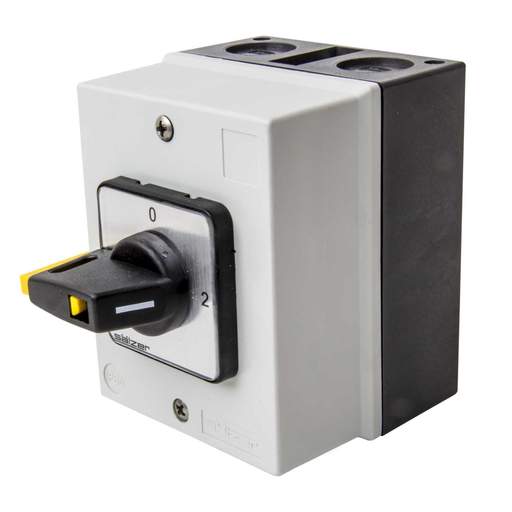 Salzer 20A 4 Pole Surface Mounting 3 Position Changeover Switch IP66