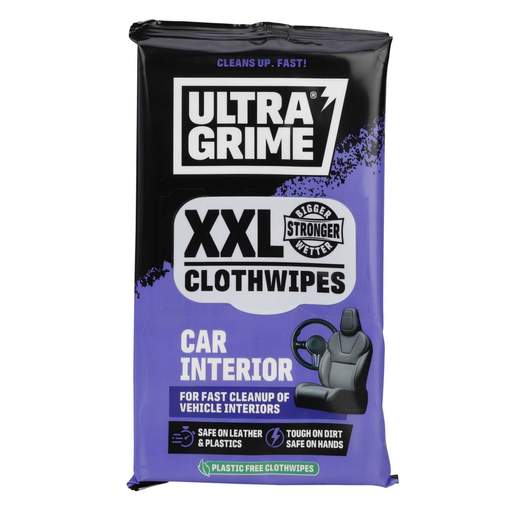 UltraGrime Car Interior Clothwipes (Pack of 20)