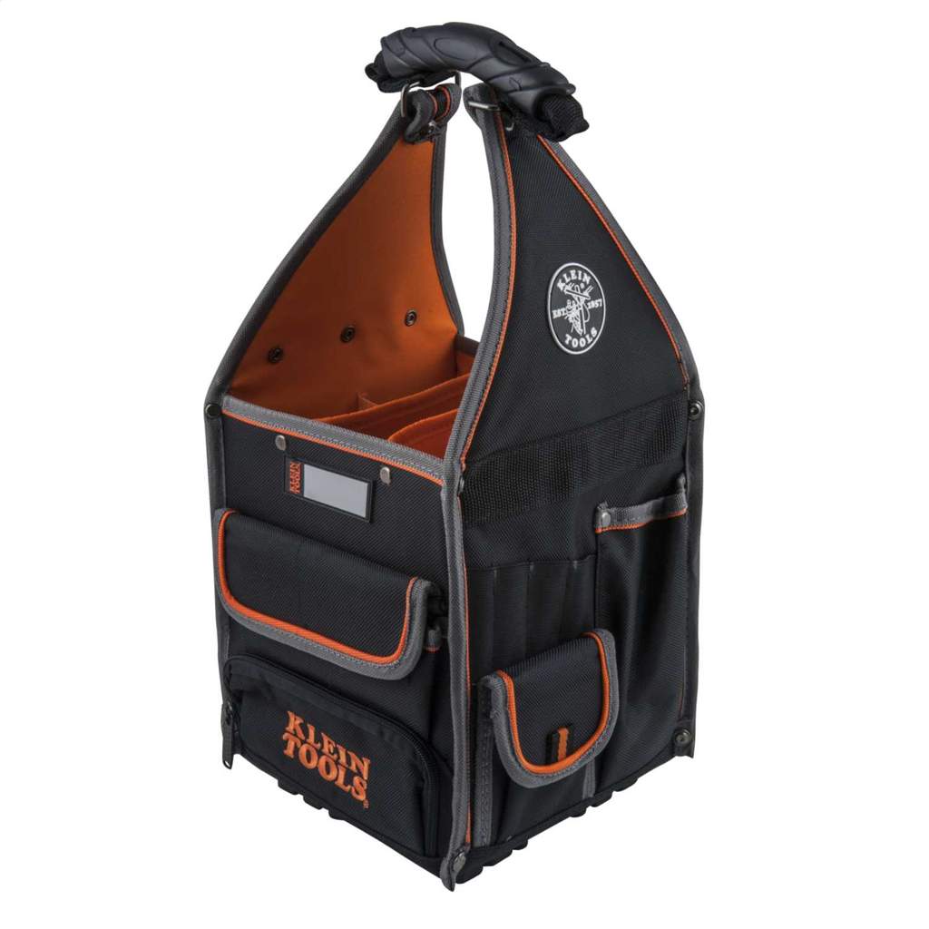 Klein Tools 554158-14 Tradesman Pro オーガナイザー 8インチ トートバッグ Klein 554158-14 Tool Bag, Tradesman Pro Tool Tote, 20 Pockets, 8