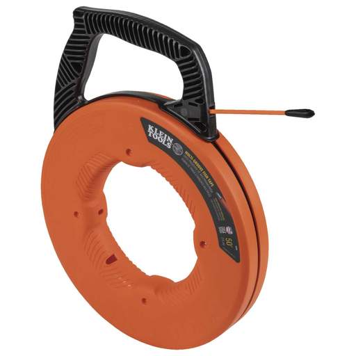 Klein 15.2m Multi-Groove Fibreglass Fish Tape with Nylon Tip
