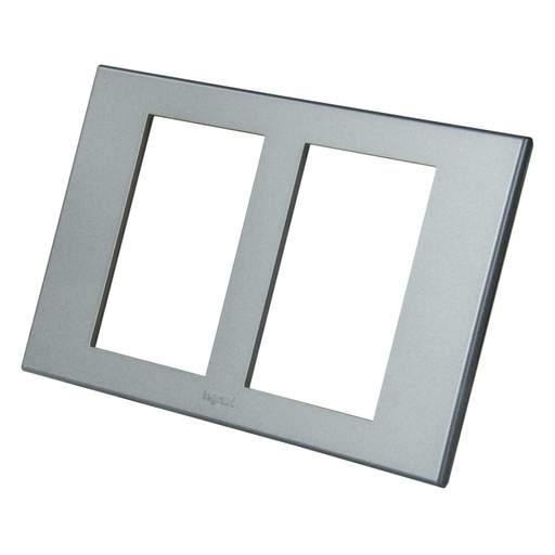 Legrand Arteor 2 Gang 2 x 3 Module Surround Plate Magnesium
