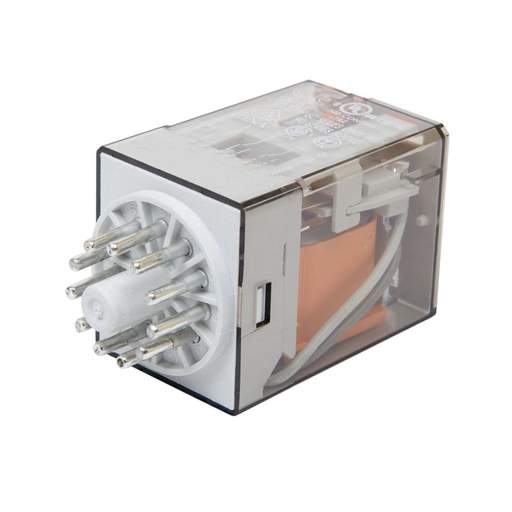 Finder 11 Pin 230V AC 10A 3 Pole Octal Base Plug In Relay complete with Flag Indication