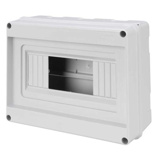 MCG 8 Module IP40 Open Front Enclosure with Moulded Din Rail