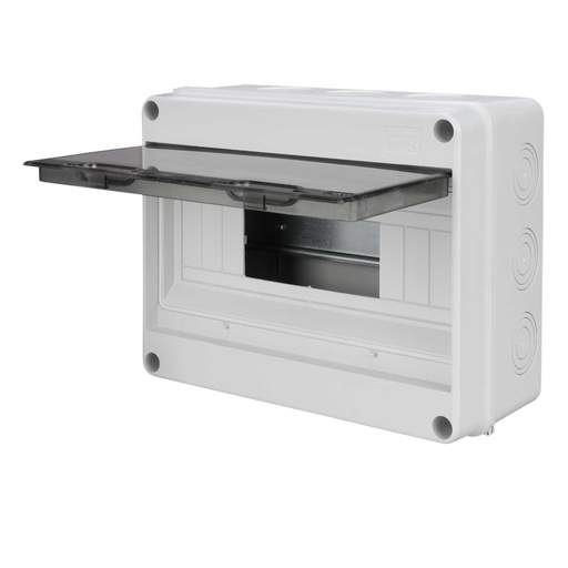 MCG 12 Module Insulated Enclosure with Access Window and DIN Rail