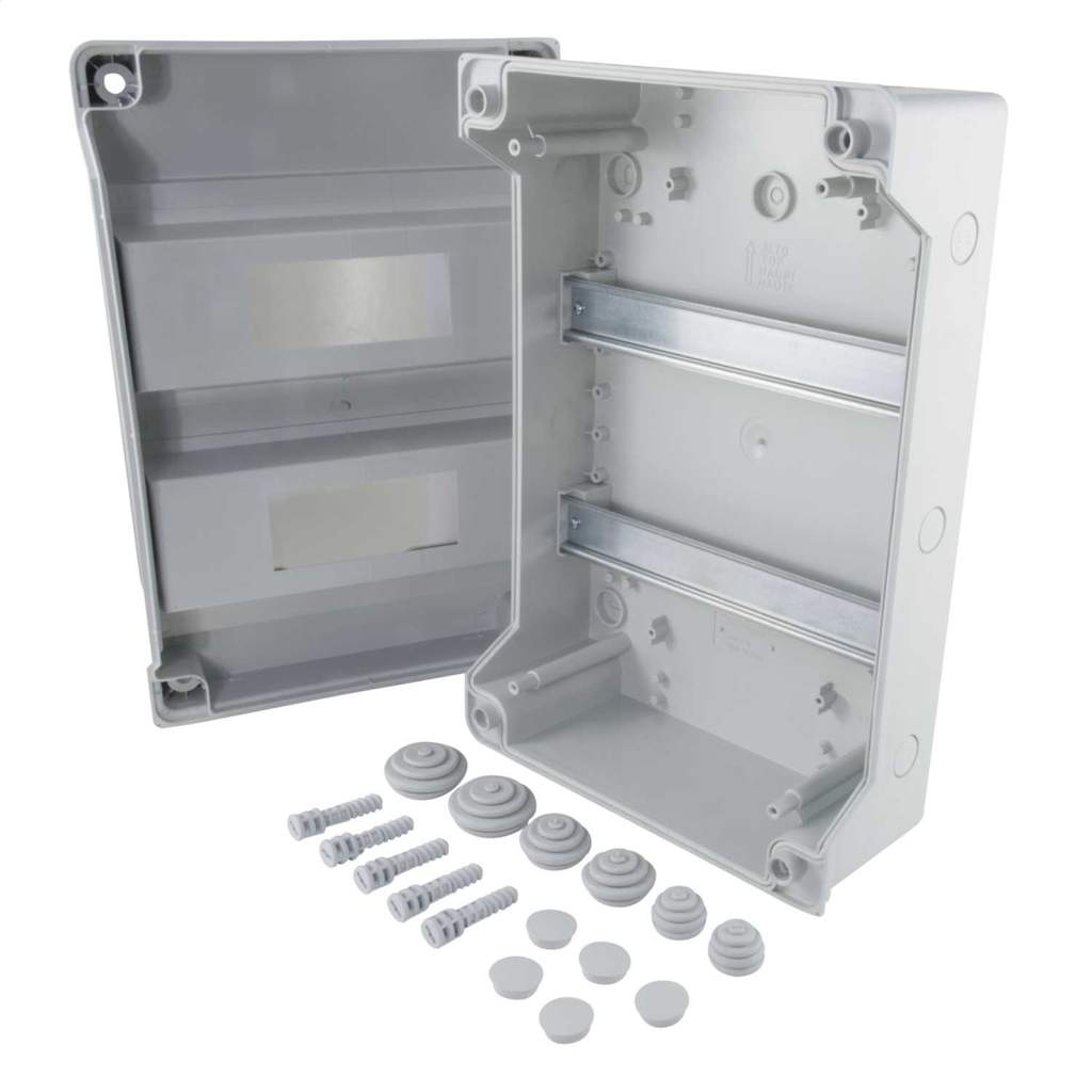 IP40 Consumer Unit 24 Way Plastic Consumer Unit Distribution Board With ...