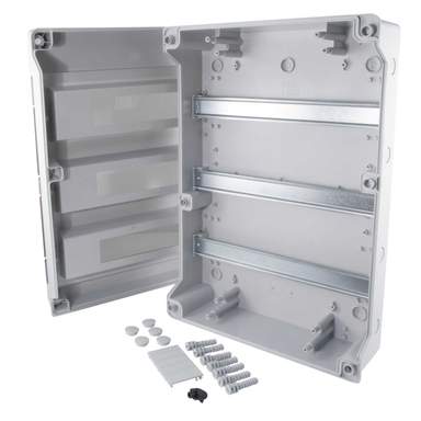 MCG 48 Module Insulated Enclosure with Access Window and DIN Rail (920. ...
