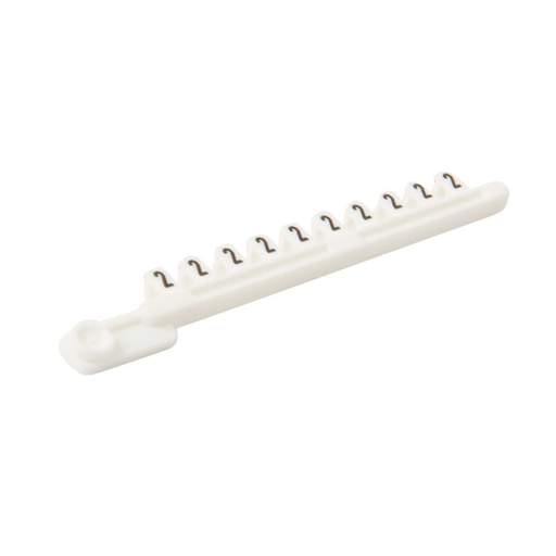 Wieland Numbered Marker Strips for Wieland Terminals "2"  (Pack of 25 Strips)