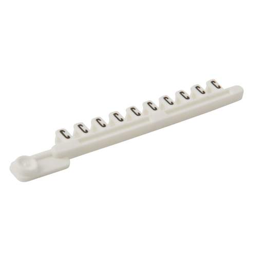 Wieland Lettered Marker Strips for Wieland Terminals "C"  (Pack of 25 Strips)